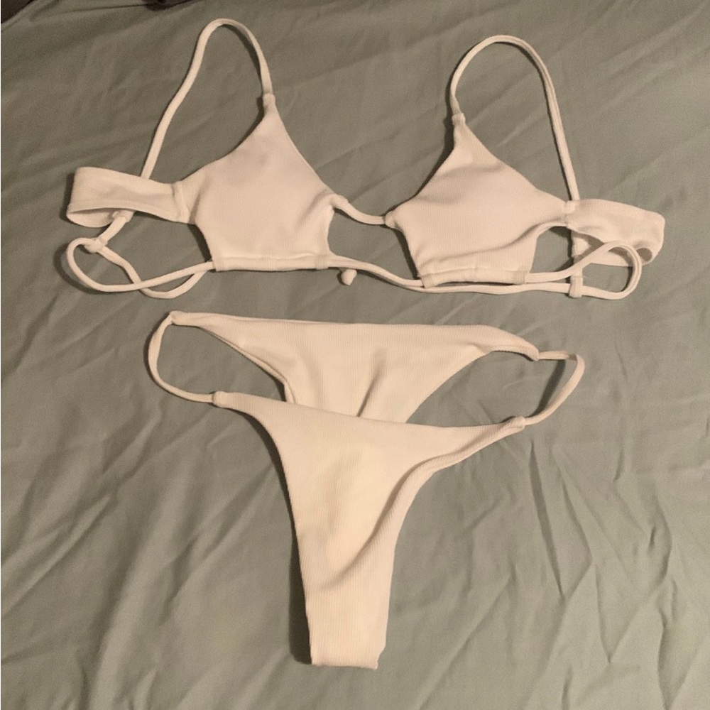 Medium- White Bikini